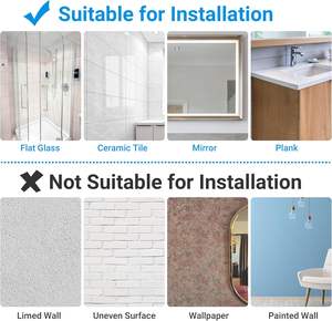 Crochets ronds autocollants en acier inoxydable, crochets pour serviettes et peignoirs, chromés polis, salle de bain, cuisine, ensemble de 2 pièces, 5x5x3.8cm - Product Image 5