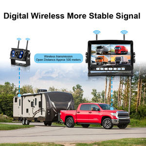 New Design Dual Antenna Wireless Backup Camera with 7 Inch DVR Screen, Strong Signal Transfer - Product Image 4