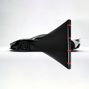 10 Year Warranty Self Healing UV Proof High Gloss Black Car Wrap Film Premium <b>Vinyl</b> 7.5mil PET Air Release Easy Apply Automotive - Product Image 1