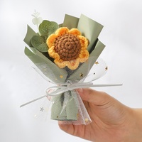 Bouquet de fleurs au crochet fait main en gros – Cadeaux de remise de diplôme, de fête des Mères et de la Saint-Valentin