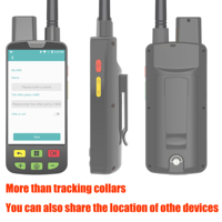 Collares Eseek GPS Dtr 25000 Pro de Lujo para Cazadores Dispositivo de Caza de Larga Distancia con Dispositivo Portátil y 2 Collares de Entrenamiento
