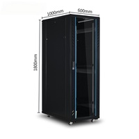 Armoire réseau 19 pouces 36U en gros, 600x1800x1000mm, rack de serveur sur pied pour centre de données