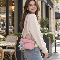 Sac à main pour femme en cuir PU souple, design mini structuré, bandoulière réglable, sac à main pour femme OEM ODM, vente en gros, MOQ 10 pièces