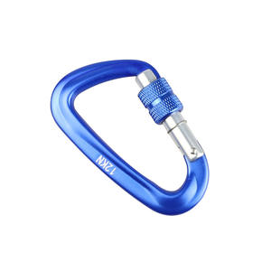 Mosqueton de type D RICHWITS en aluminium aéronautique 7075, crochet de sécurité pour l'escalade en plein air avec une capacité de 12 KN - Product Image 2