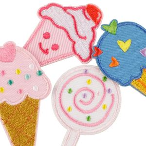 Parche bordado autoadhesivo con diseño de pastel, galleta, postre y comida, estilo 'Sweet Girl', para decoración de fundas de teléfono y bolsos - Product Image 3