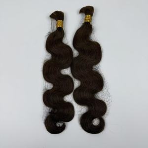 Pephair Popular Indian Pepper Cabello Humano Naturalmente Teñido en Paquetes Súper Doblemente Estirados con Onda Corporal - Product Image 4