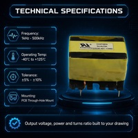 Transformateur à Ferrite Vertical Personnalisé PQ2620 60W 75W 100W, Transformateur à Impulsions, Fournisseur de Transformateurs de Puissance Abaisseurs pour PCB