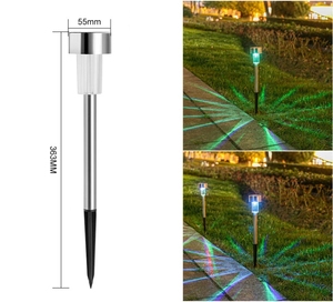 Meeko OEM IP65 Wasserdichte Batteriebetriebene Edelstahl Mini Solar-LED-Landschaftsleuchte für Außenbereich, Hof und Garten - Product Image 5