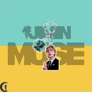 5CM KPOP Jimin MUSE Solo Album <span class=keywords><strong>Photo</strong></span> deux côtés imprimer acrylique porte-clés mode porte-clés sac pendentif clé de voiture accessoires Fans cadeau - Product Image 5