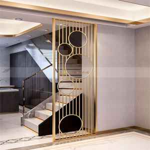 Hot Sale Waterproof Translucent Movable Laser Cut Stainless Steel Multifunctional Customizable Indoor Room Dividers <b>Screen</b> - Product Image 2