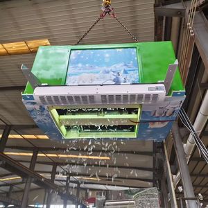 Máquina de Nieve Artificial de Doble Rodillo, Generador de Nieve de 5.4 kW y 220 V, Máquina de Hielo Comercial con Refrigerante R404A - Product Image 1