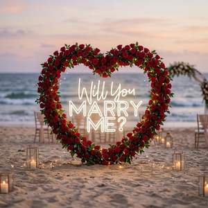 Enseigne néon LED personnalisée « Veux-tu m'épouser », alimentée par USB, lumière décorative pour demande en mariage, garantie 2 ans, IP20 - Product Image 2