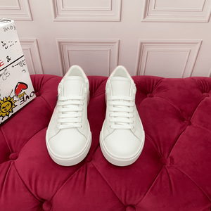 เทรนด์แฟชั่นรองเท้าผ้าใบสีชมพูพิมพ์ลายสำหรับผู้ชายและผู้หญิงปี 2026 รุ่นใหม่  วัสดุทอแบบแบน  ใส่ได้ทุกวัน  สไตล์ลำลอง  ยี่ห้อ Gabbna - Product Image 2