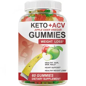 Cheto Gummies cheto grasso senza zucchero per la perdita di peso sano integratore di Fiber supporta la digestione e la tiroide