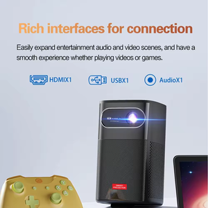 Projecteur Android 11 M1 HD 1080P gratuit, Ultra HD, protection des yeux, projection murale pour chambre à coucher, nouvelle technologie avec diffusion en direct de la télévision - Product Image 4