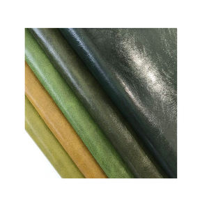 Cuir synthétique PVC en cuir <span class=keywords><strong>Crazy</strong></span> Horse à double couleur assortie pour siège de voiture, sac à main, bagages, produits en cuir, tissu en gros - Product Image 2