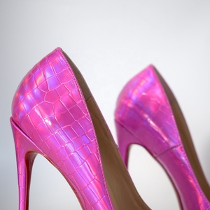 Fabricante personalizado hecho a medida fiesta nueva llegada Stiletto fondo rojo mujeres tacones altos elegante Sexy diseñador lujo Rosa tacones F - Product Image 4