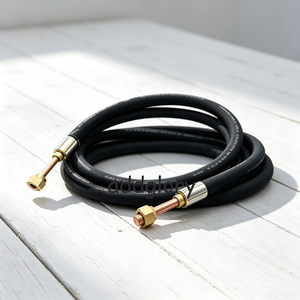 Tuyau flexible haute pression en acier inoxydable et métal de type L <span class=keywords><strong>3</strong></span>/<span class=keywords><strong>8</strong></span>" R410a pour utilisation avec les réfrigérants dans les unités de climatisation et de condensation - Product Image 4