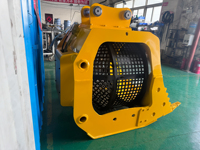 Écran rotatif HNCHB pour tamisage de sable, gravier et terre – Godet hydraulique pour criblage rotatif