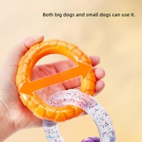Jouet pour chien en TPR avec anneau de traction, pour le nettoyage des dents molaires, jouet interactif à mâcher, vente en gros