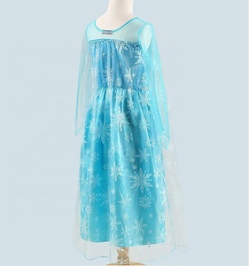Abiti da Principessa per Bambine, Vestiti per Feste di Compleanno, Costumi da Carnevale Ispirati al Film di <span class=keywords><strong>Elsa</strong></span> - Product Image 4