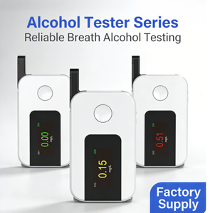 Alcootest à pile à combustible Airsense K1 haute précision avec écran LCD, chargement USB, certifié CE RoHS, de poche, rapide et conforme pour les contrôles routiers - Product Image 3