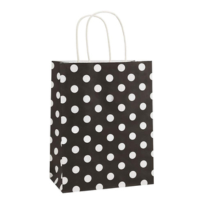 Papier Kraft Au Détail Fête <span class=keywords><strong>Noir</strong></span> <span class=keywords><strong>Et</strong></span> <span class=keywords><strong>Blanc</strong></span> Sac À Provisions - Product Image 1