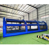 Cage de baseball gonflable géante pour jeux sportifs et entraînement au frappeur