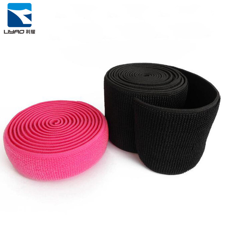 Usage médical robuste adapté aux besoins du client de résistance colorée tricoté bande élastique de crochet et de boucle/sangle