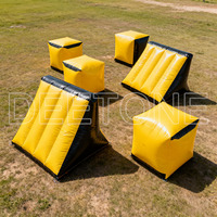 Bunker Gonflable Commercial Personnalisé Obstacle Paintball Speed Ball Pistolet Paintball Gonflable pour le Sport