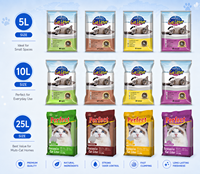 Litière pour chats en bentonite de qualité commerciale Arena Sanitaria 5L 25L, contrôle des odeurs pour les animaleries