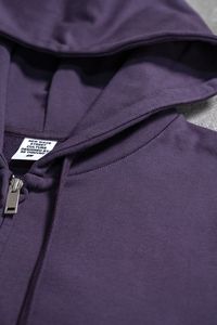 Custom Manufacturers Wholesale Design Heavy Sublimation Unisex Bulk Streetwear Embossed Heavyweight Essentials <b>Zip</b> <b>up</b> Hoodie - Product Image 3