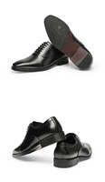 Chaussures habillées en cuir véritable pour hommes, chaussures de loisirs souples, lacets, brogues, chaussures de bureau formelles, chaussures plates décontractées, mocassins britanniques