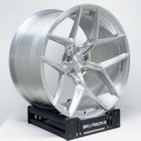 Jantes forgées Bku 5x120.65 pour Chevrolet Corvette Z06 C6 C7 C8 Stingray E-ray ZR1 20 21 22 pouces, jantes en alliage argentées personnalisées