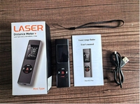 Mini télémètre laser numérique avec niveau à bulle de qualité industrielle/bricolage bien vendu OEM support personnalisé écran LCD