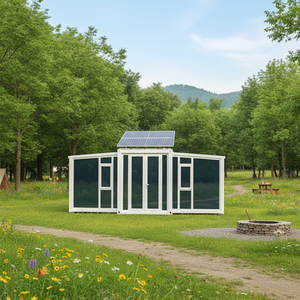 Maisons conteneurs extensibles étanches de 20, 30 et 40 pieds, Villas préfabriquées, Kiosques, Salons, Bureaux, Entrées de bâtiments - Product Image 1