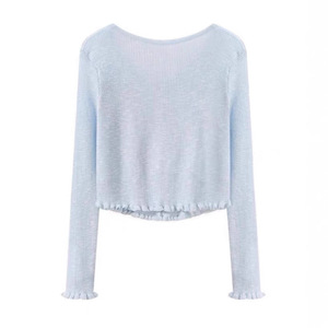 Women's Ice Silk Knitted <b>Cardigan</b> Short Jacket Breathable <b>Spring</b> Summer Loose Fit Single Breasted With Camisole - Product Image 5