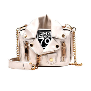 Chaqueta de Cuero, Blazer Corto, Bolso Bandolera para <span class=keywords><strong>Mujer</strong></span>, Primavera 2025, Estilo Coreano, Cadena Moderna, Correa Única, Forro de Poliéster - Product Image 3