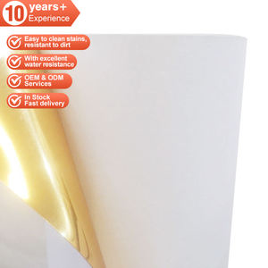 Material de pantalla de PVC autoadhesivo de pergamino de buena transmitancia de luz minimalista para varias pantallas de lámpara - Product Image 2