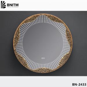 BNITM Vanités <span class=keywords><strong>de</strong></span> salle <span class=keywords><strong>de</strong></span> bain modernes Miroir circulaire <span class=keywords><strong>de</strong></span> <span class=keywords><strong>forme</strong></span> intelligente Armoire <span class=keywords><strong>de</strong></span> salle <span class=keywords><strong>de</strong></span> bain <span class=keywords><strong>de</strong></span> luxe flottante avec lavabo - Product Image 3