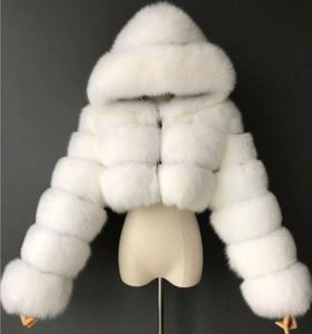 Abrigo de Invierno Cálido para Mujer, Chaqueta Corta de Piel Sintética, Abrigo de Piel Sintética para Otoño - Product Image 4