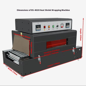 Machine de scellage et de découpe de film rétractable pour <span class=keywords><strong>vaisselle</strong></span> automatique contrôlée par PLC Ruili avec composants de base <span class=keywords><strong>Siemens</strong></span> - Product Image 3