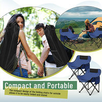 Chaise de camping pliable légère personnalisée avec logo pour pique-nique, pêche et plage – Idéale pour l'extérieur