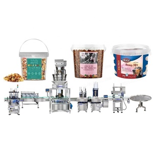 Đầy đủ tự động chip hỗn hợp các loại hạt nhựa Jar Chai làm đầy và đóng nắp dòng máy - Product Image 1