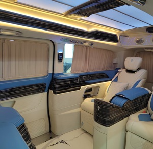 Asiento Giratorio de Cuero Eléctrico de Lujo VIP con Calefacción, Pantalla Táctil y Carga Inalámbrica para RV, MPV, VAN, Campervan, Limusina - Product Image 2