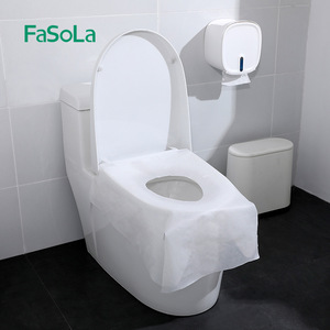 FaSoLa Disposable Toilet Seat Cover Full Coverage Adhesive For Maternity Travel Hotels Home Use - Product Image 3