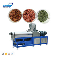 Moulin flottant en acier inoxydable pour l'alimentation des poissons machine d'extrudeuse de granulés machine d'extrudeuse d'aliments flottants pour animaux de compagnie