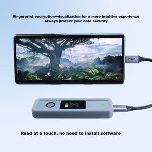 Cifrado de huellas dactilares ITGZ M.<span class=keywords><strong>2</strong></span> SSD <span class=keywords><strong>Box</strong></span> 9210B NVME/SATA Dual Protocol Mobile SSD Caja externa para teléfonos móviles y - Product Image 5
