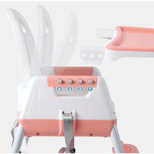 Silla Alta Portátil para Bebé con Bandeja, Asiento de Alimentación Multifuncional de Plástico para Niños de 1 a 2 Años - Product Image 2