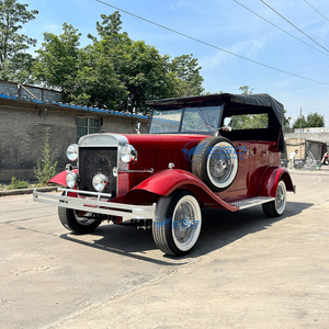 Luxury <b>Red</b> Classic Vintage Electric Retro Shuttle Car Premium Craftsmanship Stable & Quiet Custom Noble Vehicle - Product Image 1